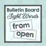 Bulletin Board Sight Words