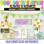 Calm Down Corner Decor, Summer School Decor, Classroom Management