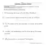 Capital Letters Days Sentences Worksheet