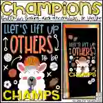 Champions LLama Sports Bulletin Board Kit, Door Decoration, or Poster