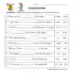 Choosing Homophones Worksheet