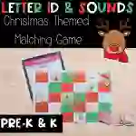 Christmas Letter Identification & Sounds Intervention or Center Game