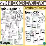 Christmas Spin & Color CVC, CVCe