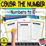 Color The Number - Numbers to 10