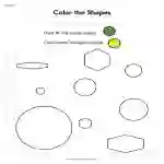 Color the Shapes Worksheet