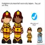 Community Helpers: Firefighters Adapted Book - Google Slides