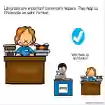 Community Helpers: Librarians Adapted Book - Google Slides