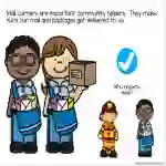Community Helpers: Mail Carriers Adapted Book - Google Slides
