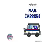 Community Helpers Mail Carriers Adapted Book, Printable, Color and BW