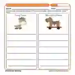 Compare and Contrast Living and Non Living Things Worksheet