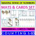 COUNTING NUMBERS 1-10 | NUMBER SENSE NUMERACY ACTIVITIES gingerbread