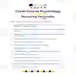 Crash Course Psychology Worksheet | 22 - Measuring Personality