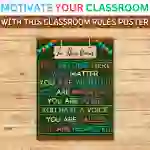 Create a Positive Learning Environment with Our 18X24 Rules Poster