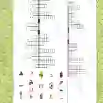 Crossword Puzzle in French: In the Park Au Parc by Teach Simple