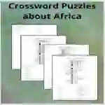 Crossword Puzzles about Africa by Teach Simple