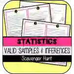 Data Review: Measures of Center & Variability SCAVENGER HUNTS