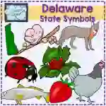 Delaware State Symbols Clip Art