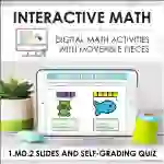 Digital Math for 1.MD.2 - Measuring Lengths (Slides + Self-Grading Quiz)