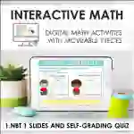 Digital Math for 1.NBT.1 - Counting Sequence (Slides + Self-Grading Quiz)
