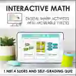 Digital Math for 1.NBT.4 - Adding and Subtracting (Slides + Self-Grading Quiz)