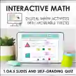 Digital Math for 1.OA.5 - Add and Subtract Within 20 (Slides + Self-Grading Quiz)
