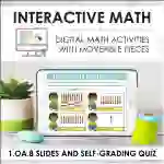 Digital Math for 1.OA.8 - Addition and Subtraction Equations (Slides + Self-Grading Quiz)