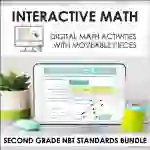 Digital Math for 2nd Grade NBT Standards - (BUNDLE of Slides + Self-Grading Quiz)