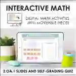 Digital Math for 2nd Grade OA Standards - (BUNDLE of Slides + Self-Grading Quiz)