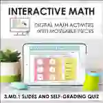 Digital Math for 3.MD.1 - Time Intervals in Minutes (Slides + Self-Grading Quiz)
