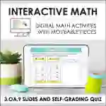 Digital Math for 3.OA.9 - Number Patterns (Slides + Self-Grading Quiz)