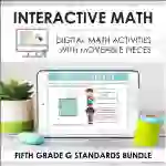 Digital Math for 5th Grade Geometry Standards - (BUNDLE of Slides + Self-Grading Quiz)