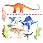 Dinosaur Measuring Printable Activity | Watercolour Dinosaurs to Scale