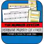 Distributive Property CUT & PASTE Activity
