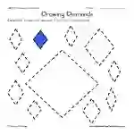 Drawing Diamonds Worksheet
