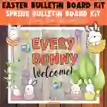 Easter Bulletin Board Ideas | Spring Door Decorations | Editable
