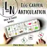Egg Carton Artic, Speech Therapy Activities, L Articulation, Homework