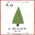 European Portuguese/ English Alphabet Letters Posters - Letra A