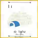 European Portuguese/ English Alphabet Letters Posters - Letra I