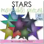 EZ Clips STARS, Moveable Pieces Clip Art