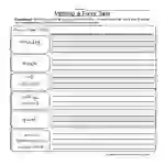 Fairy Tales Planning Page Worksheet