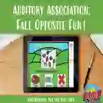 Fall Opposite Fun! - Auditory Associations - BOOM Cards