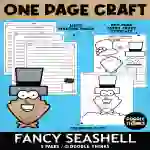 Fancy Seashell One Page Paper Craft Activities