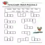 First Grade Sight Words G to M Worksheet