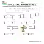 First Grade Sight Words O to S Worksheet