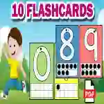 FLASHCARDS - Frames Numbers 0 to 9