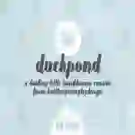 Font Family: Duckpond
