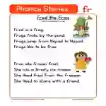 Fred the Frog FR Phonics Stories Reading Comprehension Worksheet