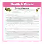 Fruits and Veggies Health and Fitness Reading Comprehension Worksheet