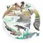 Galapagos Habitat Watercolor Poster