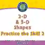 Geometry: 2-D & 3-D Shapes - Practice the Skill 2 - FLASH-MAC